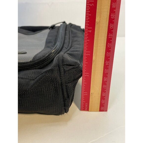 24 Hour Fitness Gym travel bathroom case bag 11" x 9" mirror hook black - Picture 12 of 13